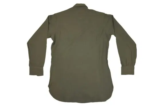 02002 Shirt-army-jungle-green-2-pocket-epaulettes-cotton-2.webp