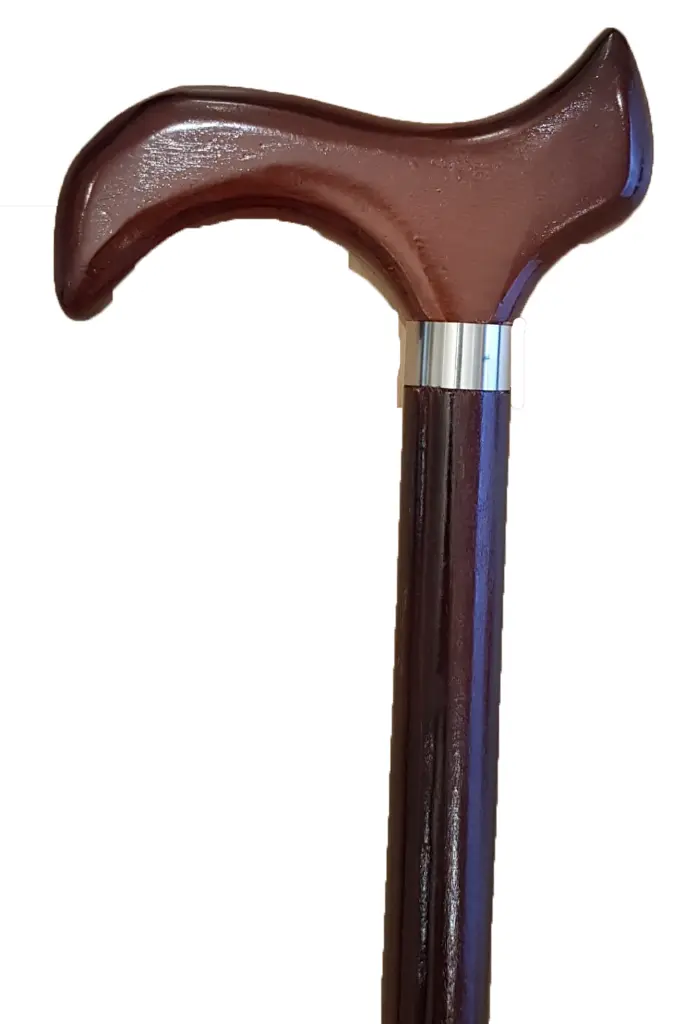 44975 Wood-Walking-Stick-92cm-Brown-Varnish-Derby-handle-13.webp