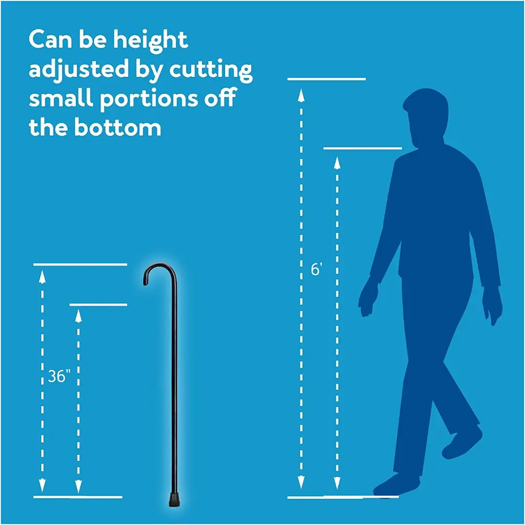 44978 Wood-Walking-Stick-92cm-Brown-Varnish-crook-handle-11.webp