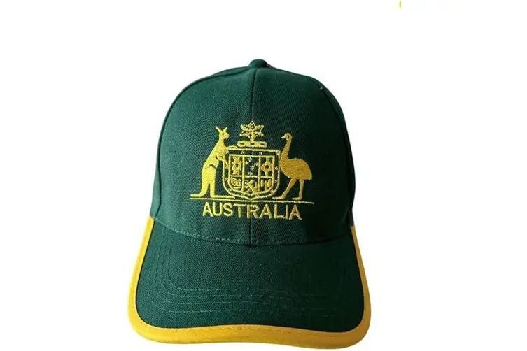 12835 GREEN-YELLOW-AUSTRALIA-COAT-OF-ARMS-BASEBALL-CAP-unisex (7).webp