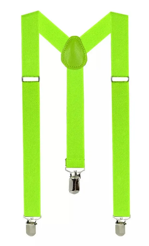  Braces Suspenders Medium Lime
