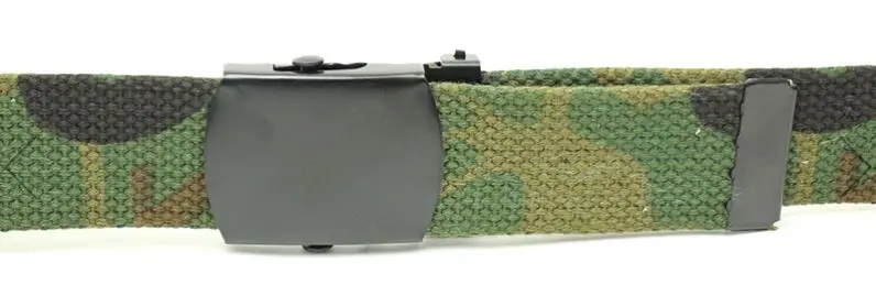  Officers Web Belt Woodland