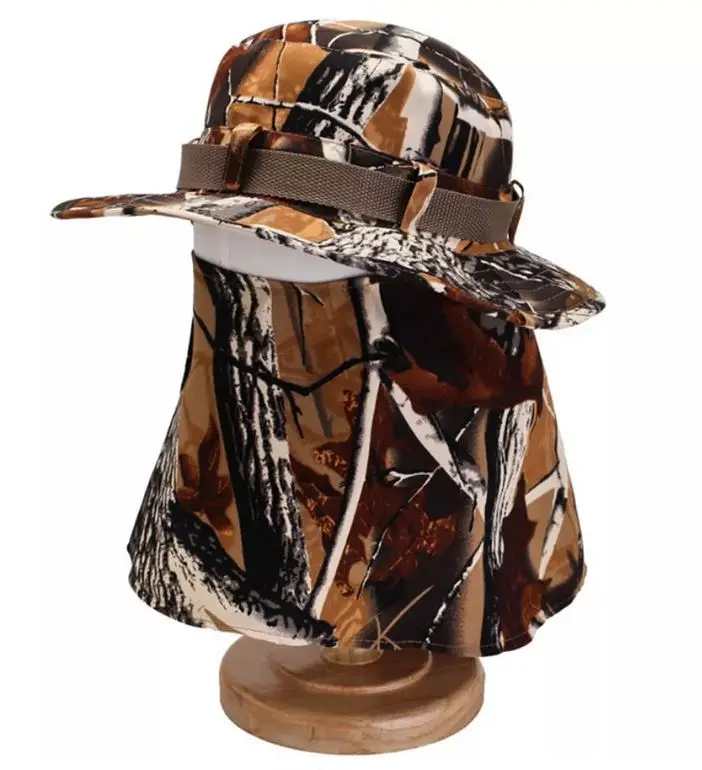  Slouch Boonie Bush Hat with Neck & Face Cover Mossy Oak Camo
