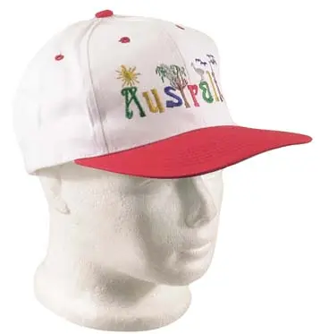  Baseball Cap Australia Logo Red/White