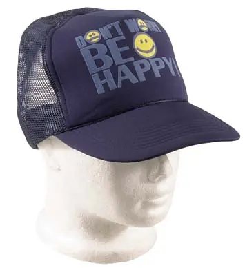  Baseball Cap 'Dont Worry Be Happy'