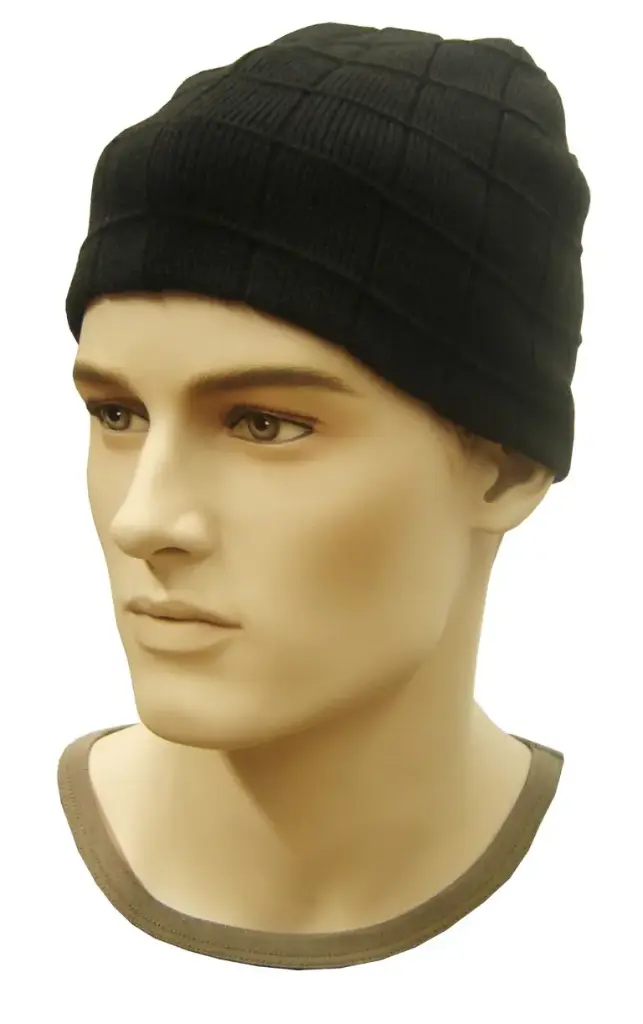  Acrylic Knit Beanie Square Panels