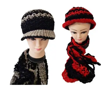  Girls Hat Scarf Set