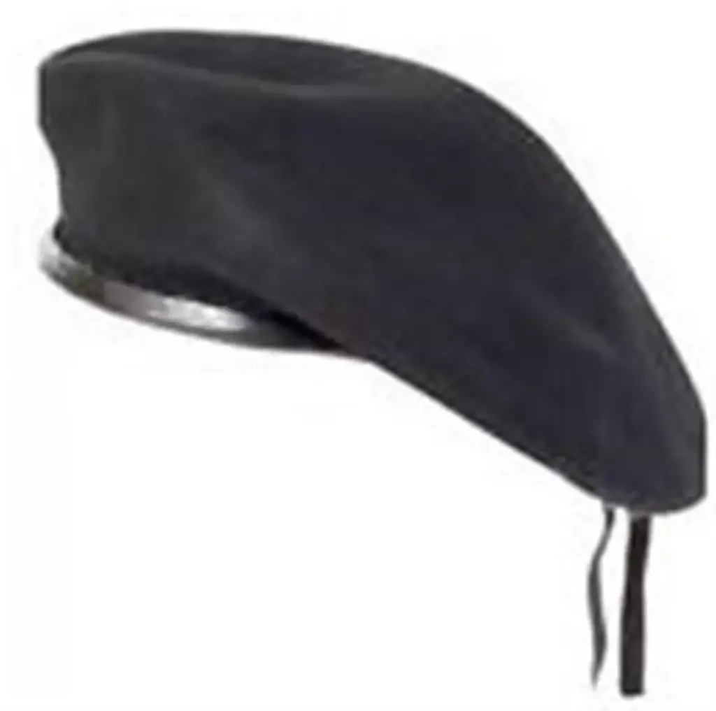  Wool Beret Black
