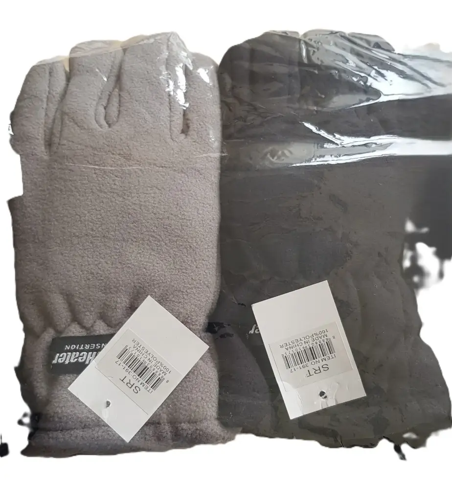  Fleece Glove Assorted colours Black, Grey