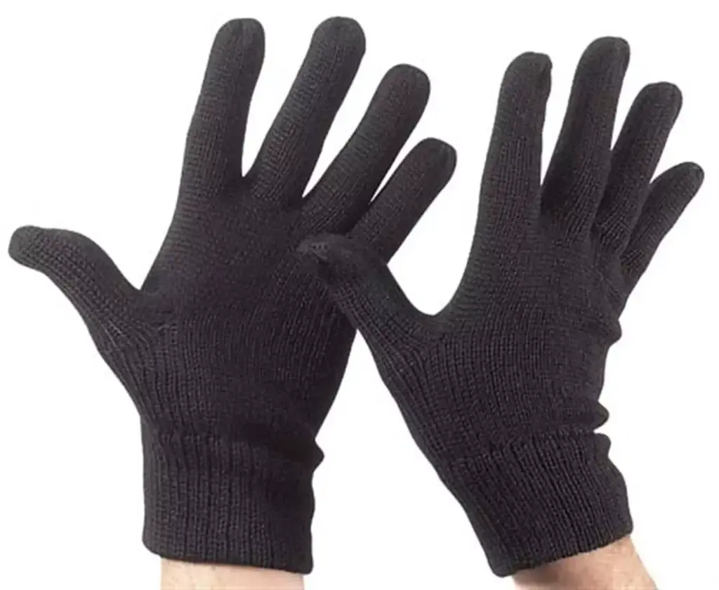  Acrylic Knit Glove Black