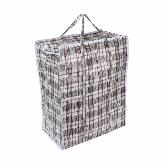 50x55x30 cm Checked Storage Bali Shopping Luggage Bag Medium