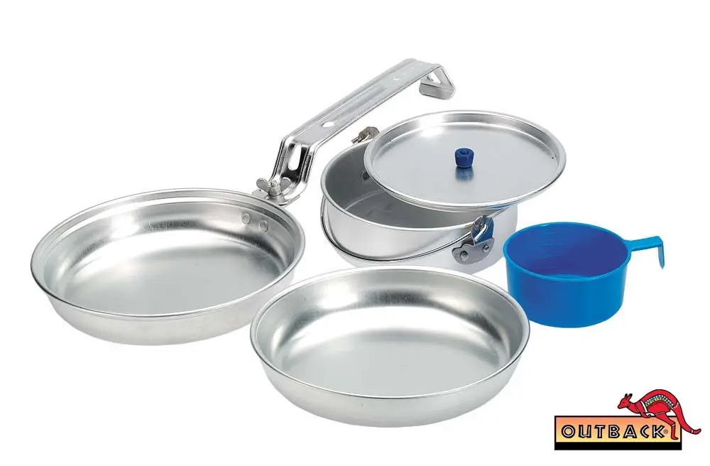  Aluminium 5 Pce Mess Kit