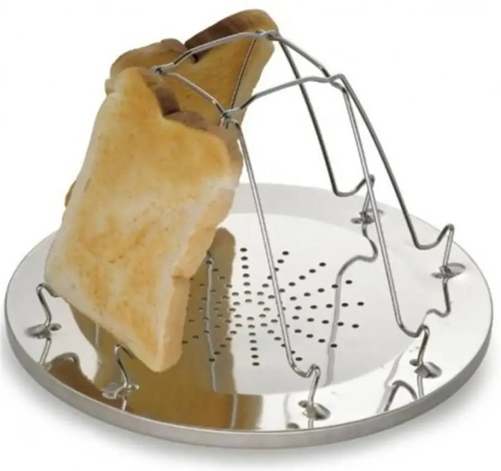  Round Steel Camp Stove Toaster