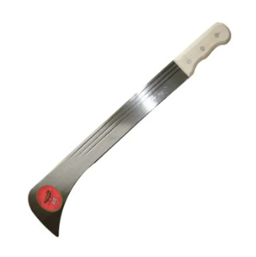  Machete Panga Jungle Bolo Curved End Wood handle