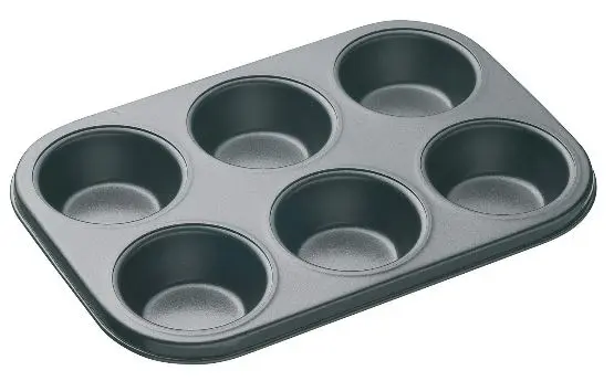  6  Cupcake Baking Pan non Stick coated