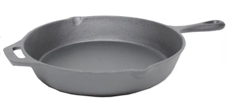  13" Round Cast Iron Skillet Cast Handle