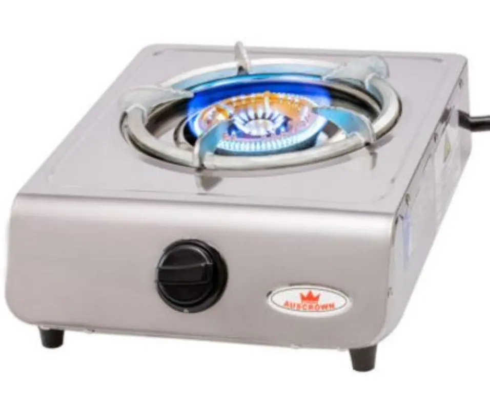  Indoor/Outdoor Single Burner Wok Cooker LPG Hose & Reg w/Flame Failure