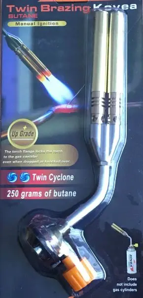  Twin Brazing Butane Gas Blow Torch