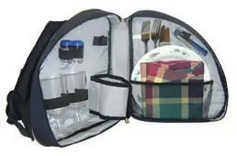  2 Person Picnic Sling Pack Wine Glasses
