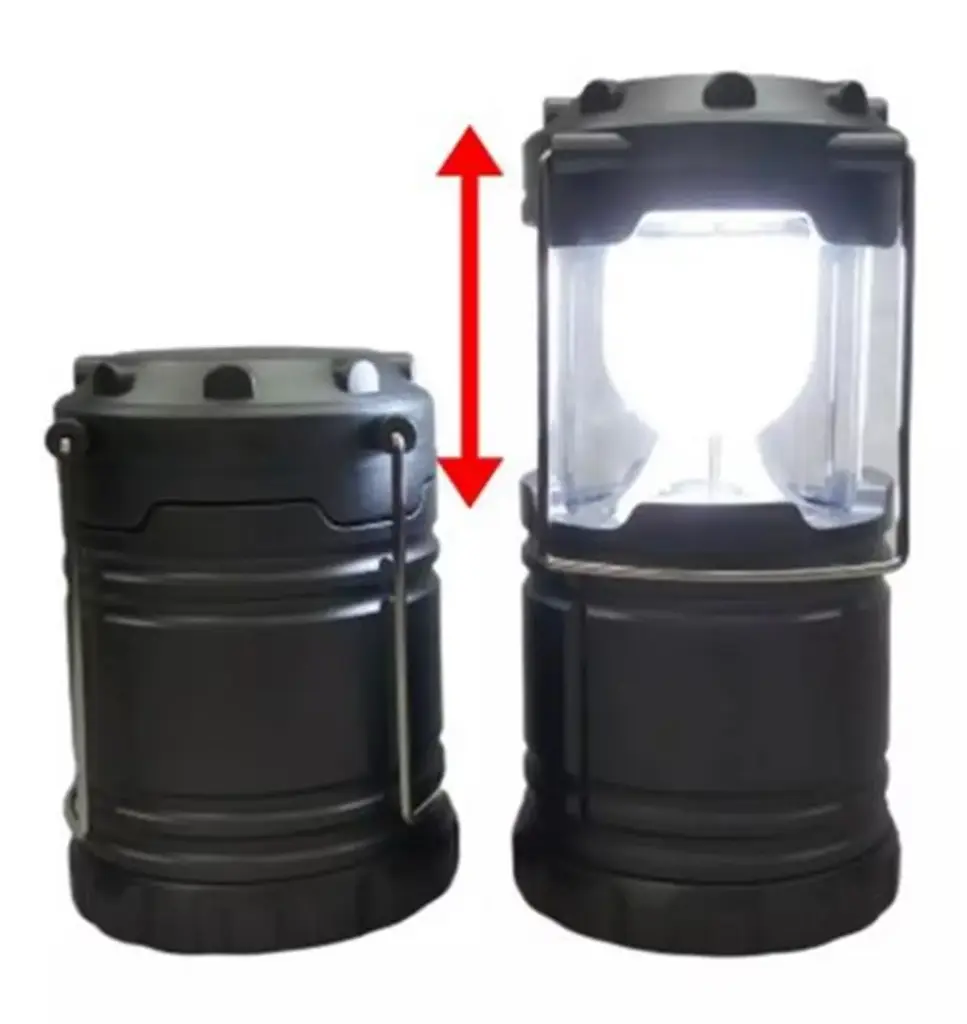  LED Camp Lantern 1 Watt Collapses into base