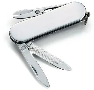  3 Function Knife 5.7cm Silver