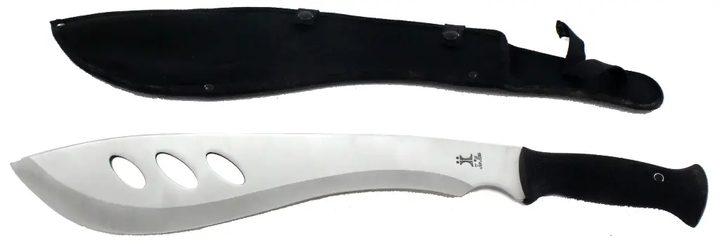  Machete Survival Knife 49cm Silver Steel Blade Kukri Bolo