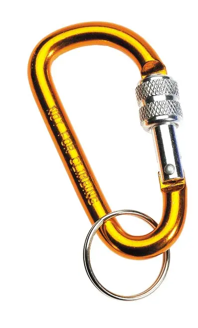  Aluminium Cara Biner Screw Lock 7 cm