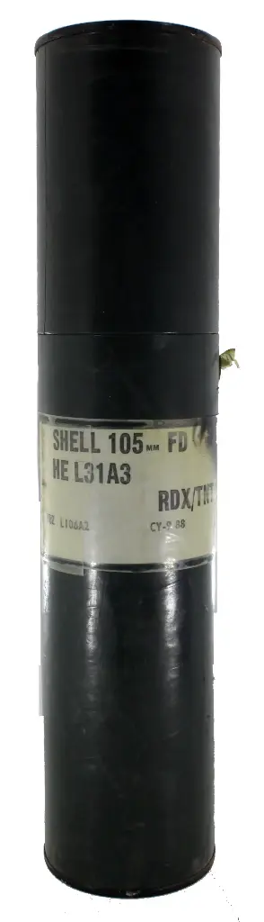  Artillery Shell Ammo Storage Tube 58x13 cm