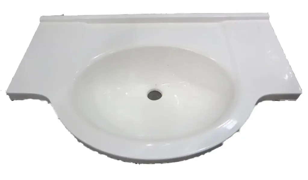 Polymarble 750 Semi Recessed Basin