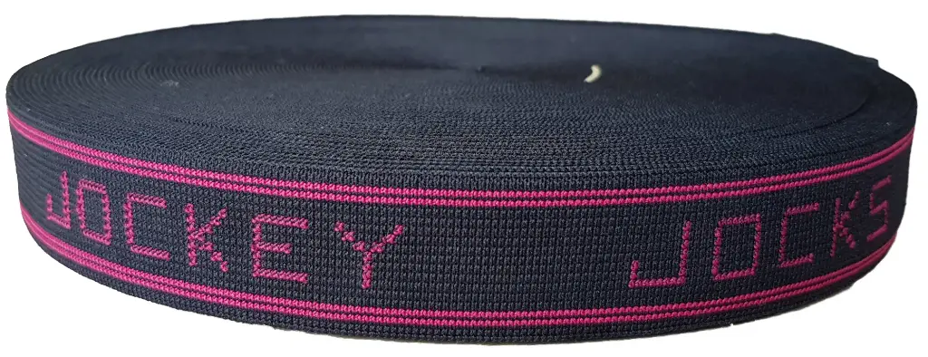  Elastic roll 30mm Black 25 mts