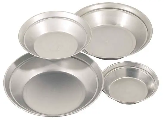 Metal Gold Pan Spun Steel