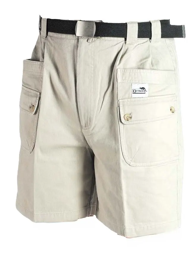 Outback Sundowner Cargo Shorts Cotton Bone