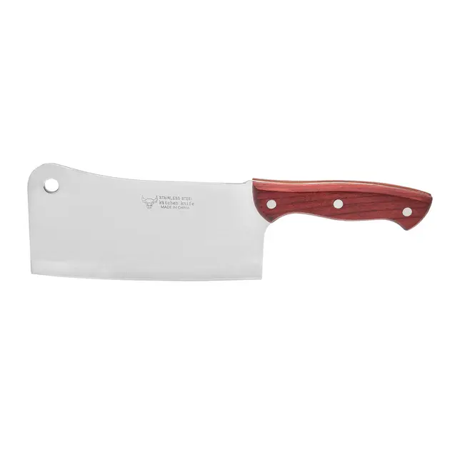 Cleaver Knife Heavy Duty Stainless Steel .435 kg 8" 20x10 cm