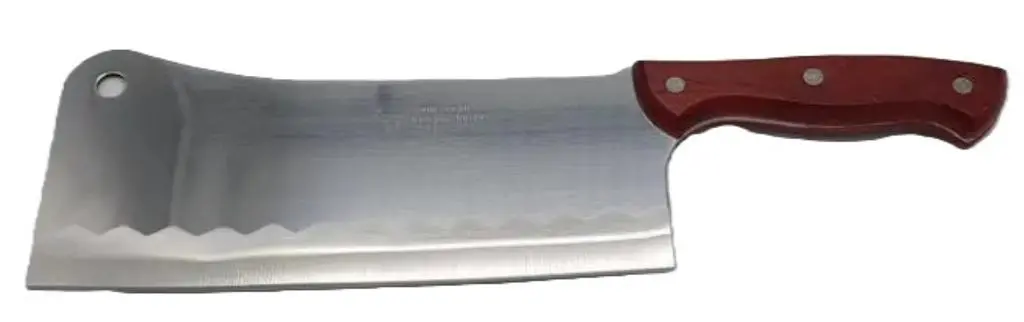 X/Large Cleaver Knife Heavy Duty Stainless Steel .93 kg 10" 24.5x11 cm