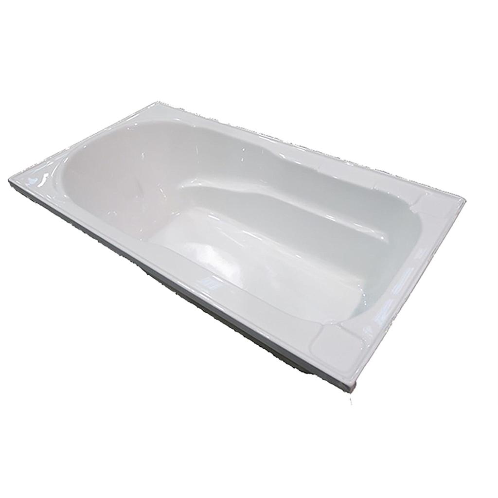 Bath white rectangle 1680x830mm Europa bt Novelli
