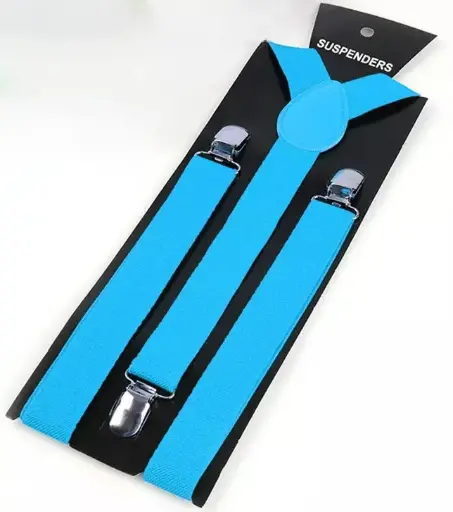 [04680-blue]  Braces Suspenders Medium Blue