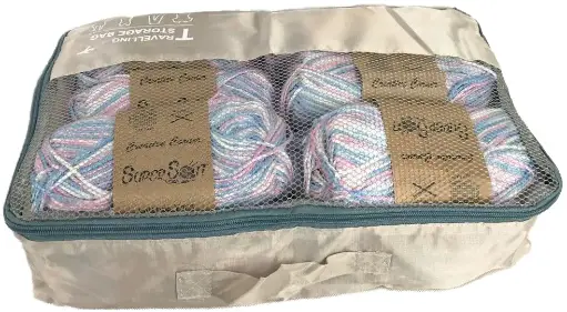[07210]  Travel Storage Bag 40x25x10cm Zip Close