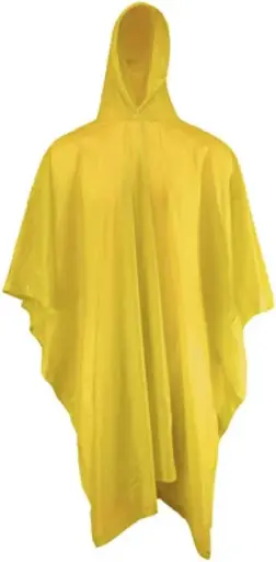 [07774]  Nylon Poncho Extra Long, Yellow