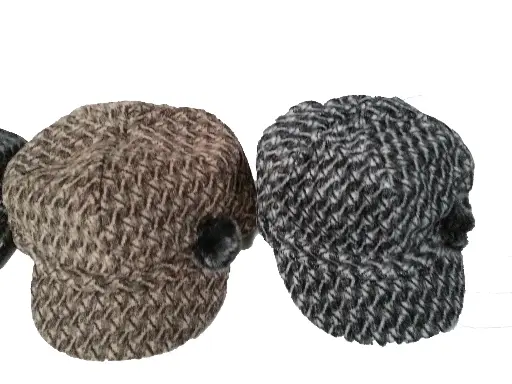 [12210]  Ladies Tweed Cap