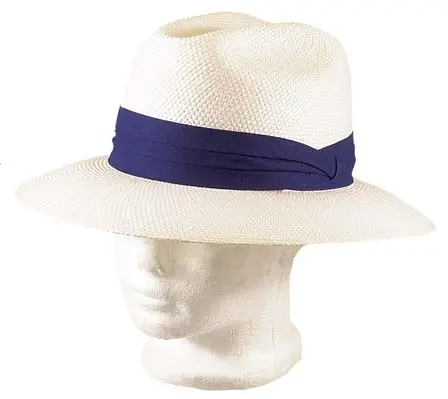 [13107]  White Panama Straw Hat