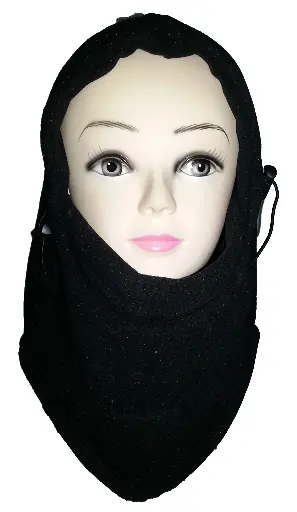 [13463-black]  Polar Fleece Balaclava Black