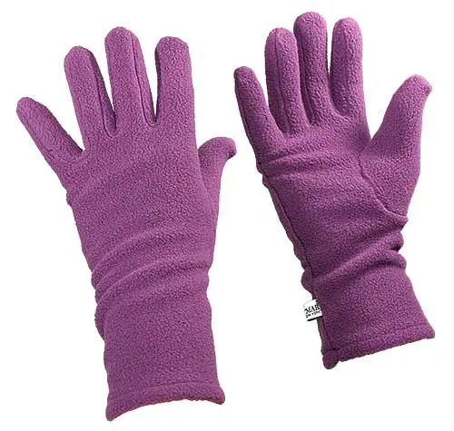 [14611-lilac]  Polar Fleece Glove Ladies Lilac