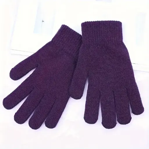 [14787.2]  Ladies Knit Glove Lilac