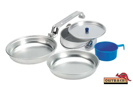 [24003]  Aluminium 5 Pce Mess Kit