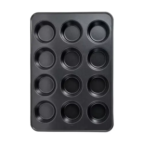 [29169]  12 Cupcake Baking Pan Non Stick Coated