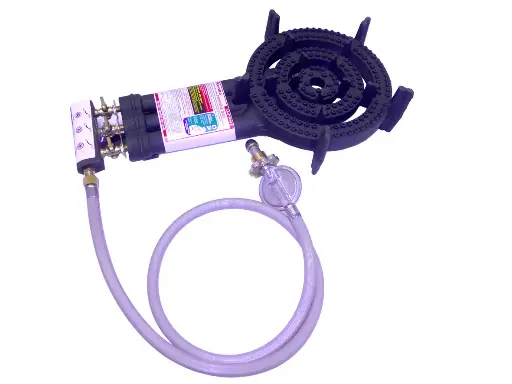 [29612]  3 Ring Burner, LPG, 1/4'' male connection, 30MJ heat output (2.75kpa)