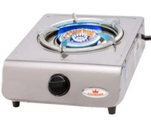 [29640]  Indoor/Outdoor Single Burner Wok Cooker LPG Hose & Reg w/Flame Failure