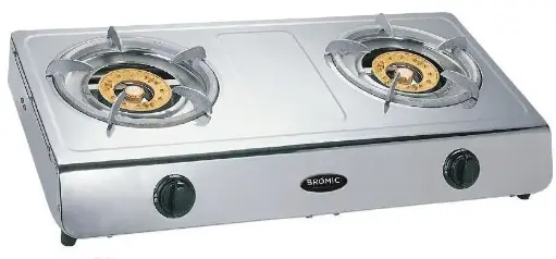 [29646]  Natural Gas Double Burner Wok Cooker w/Flame Failure