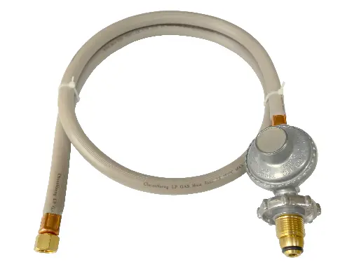 [29746]  1.8mt Hose + POL Regulator 1/4"BSPF-CGA-510 POL 2.75 kPA