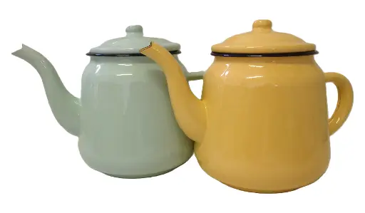 [32203]  Enamel Teapot 14 cm